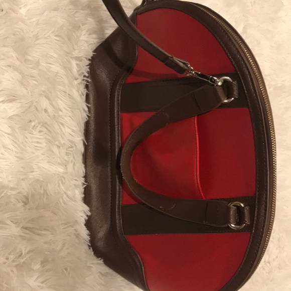 Sharif red and brown purse - Picture 2 of 6